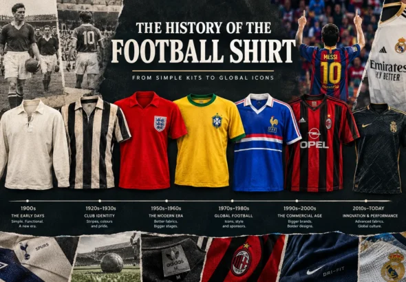 history of the football shirt