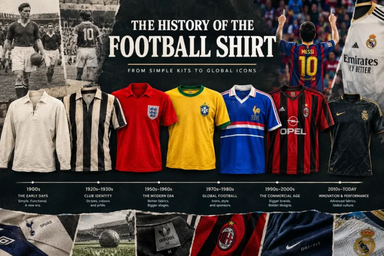 history of the football shirt