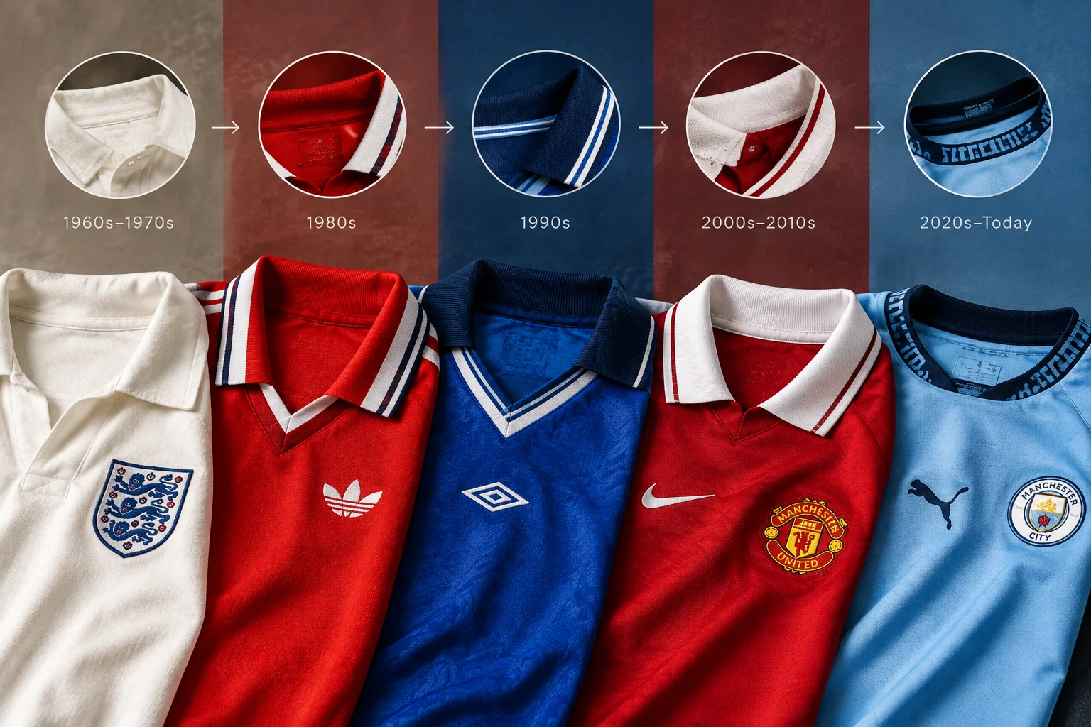 football shirt collars history